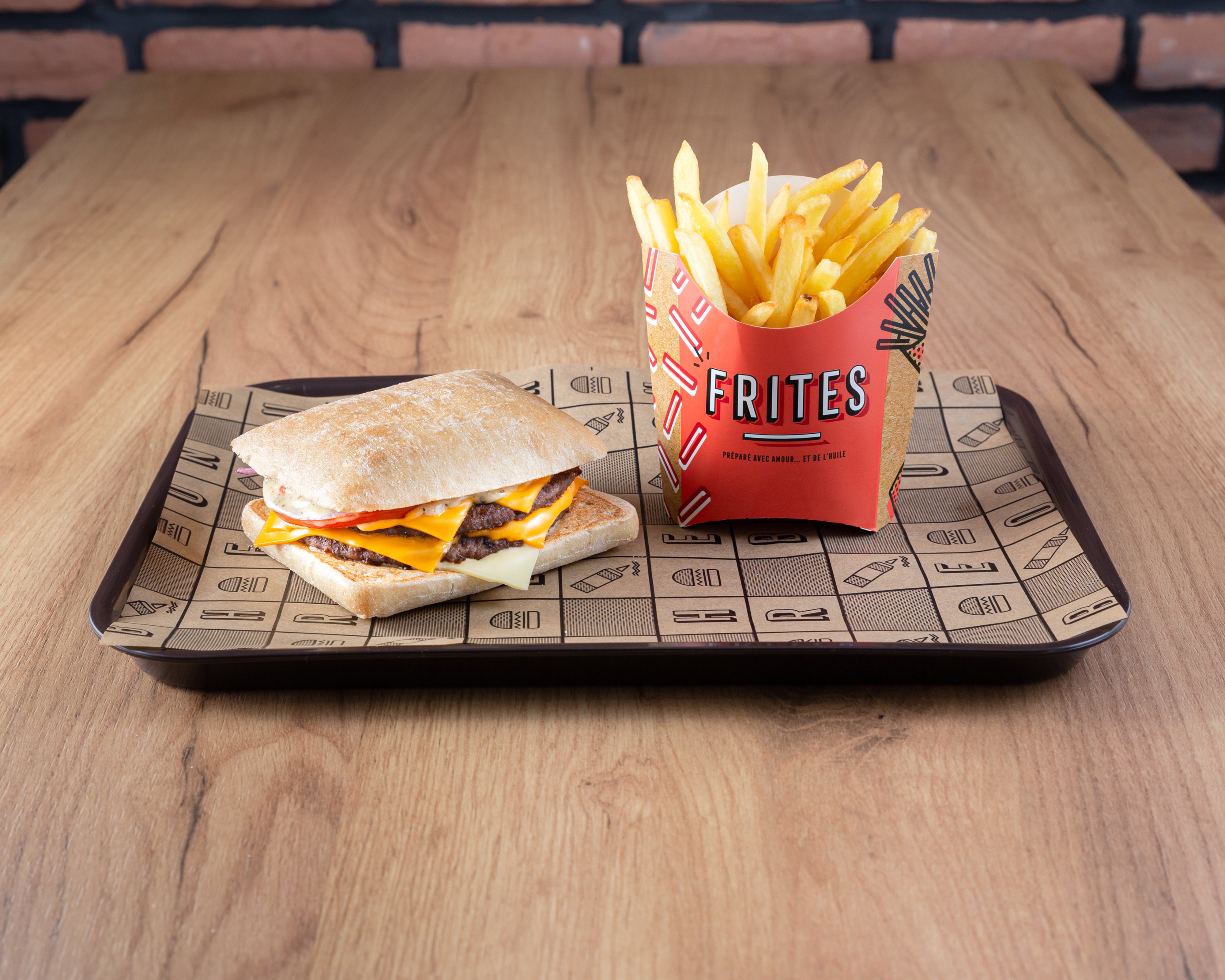Menu 270 G burger