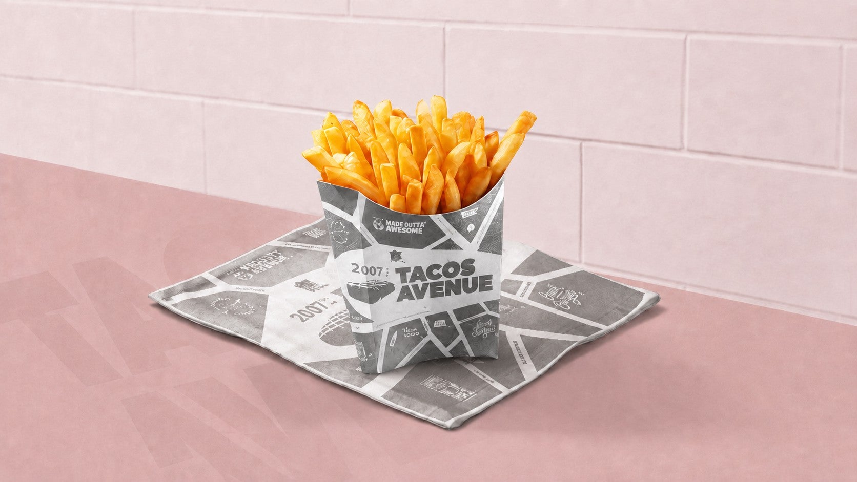 !!! Tacos avec peu de frites !!!