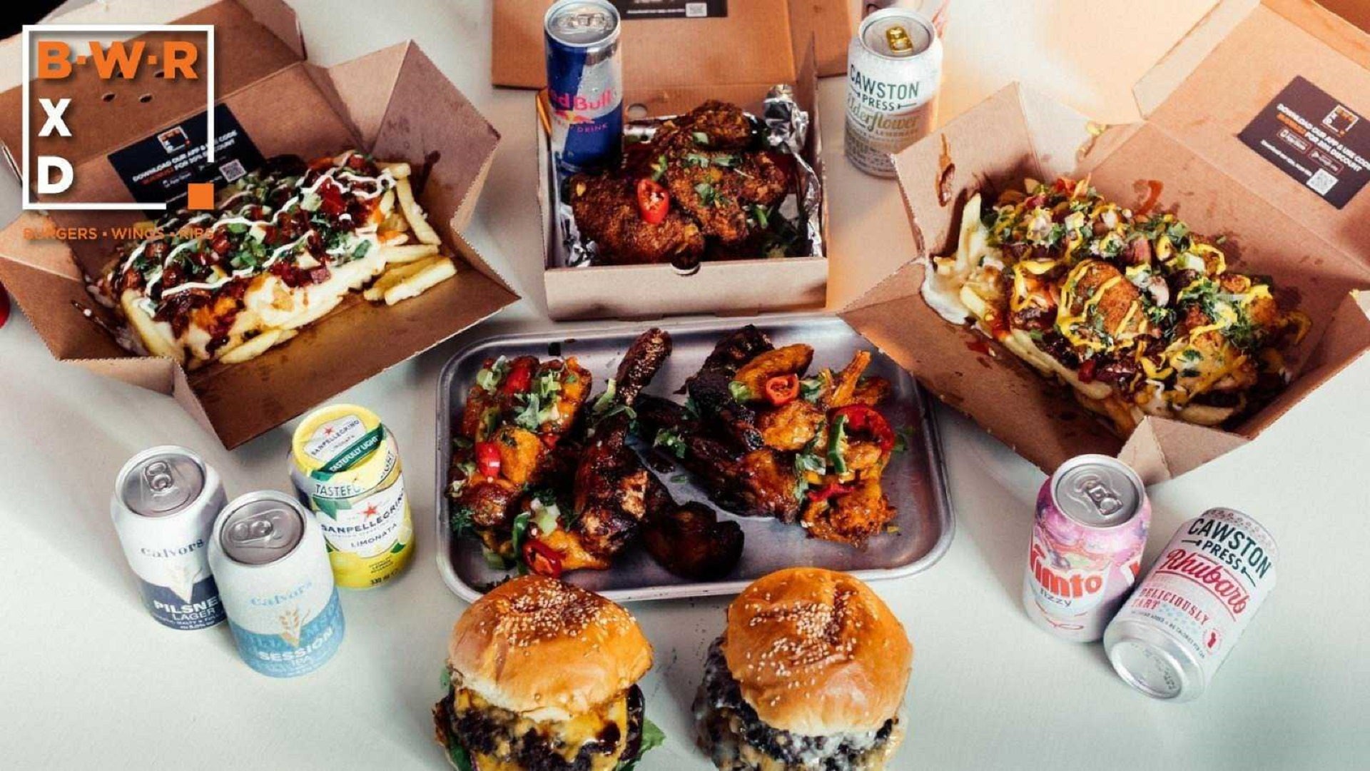 Burgers, Wings & Ribs delivery from Colchester Order with Deliveroo