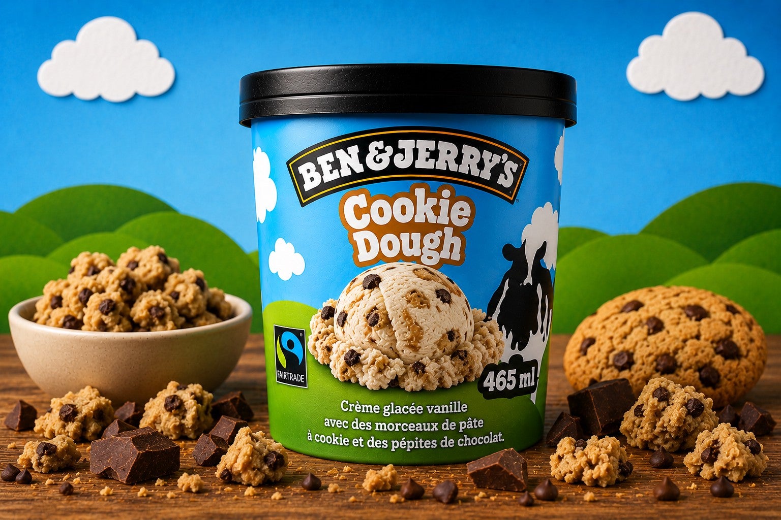 🔵 Cookie Dought 🍪🍫 - 465ml 🍦