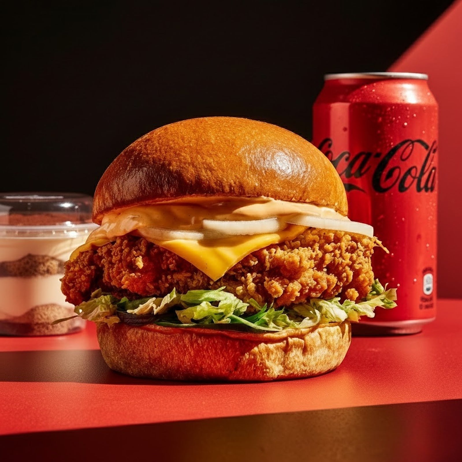 🍔🔥 Burger Krousty + boissons + dessert