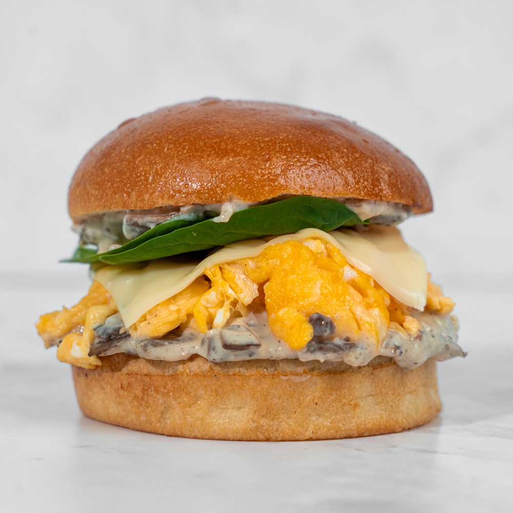 Egg Mushroom Sandwich (Bun/Brioche)