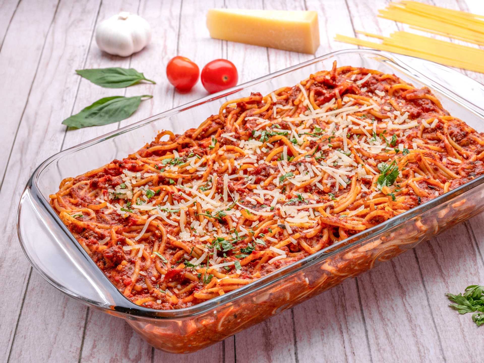 Gathering Spaghetti Bolognese Pasta