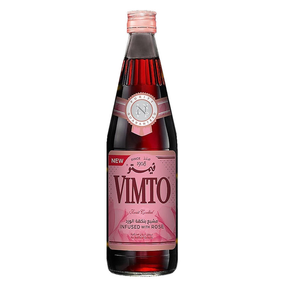 Vimto Rose Infused Fruit Cordial Drink 650 ml