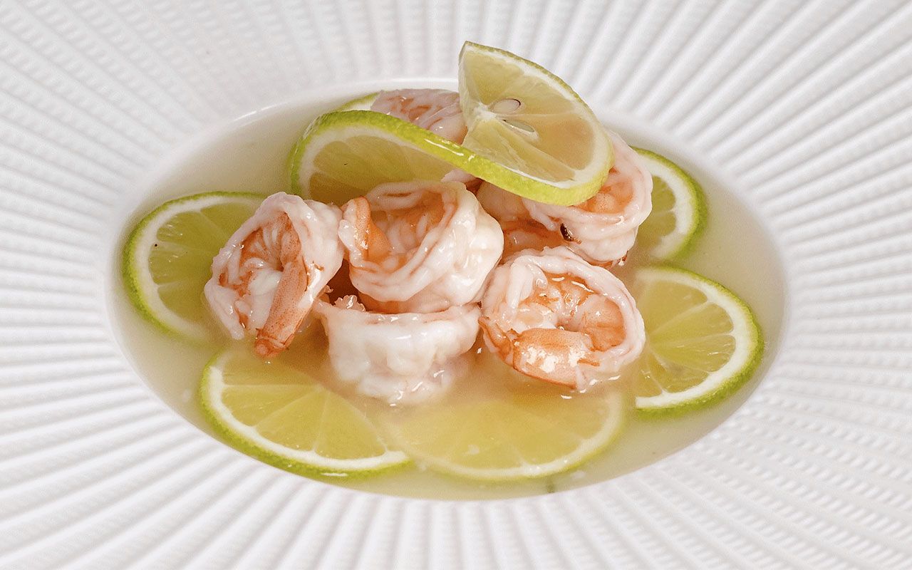 66. Gamberi al limone