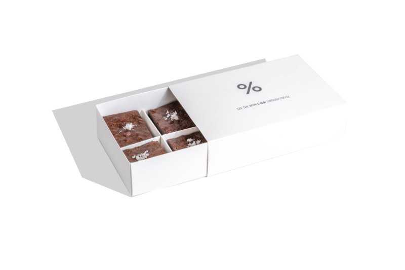 Salted Fudgy Brownie box