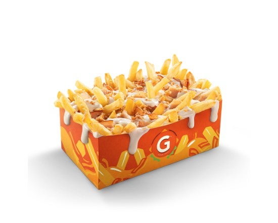 Frites fromagère crispy bacon dinde 