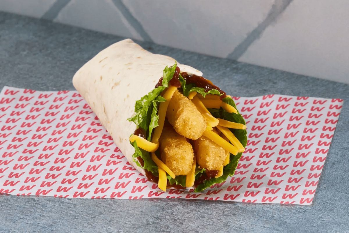 BBQ Halloumi Wrap