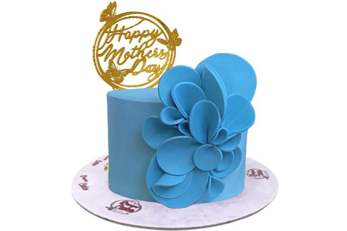 Flowers blue Mom order before 2 hours