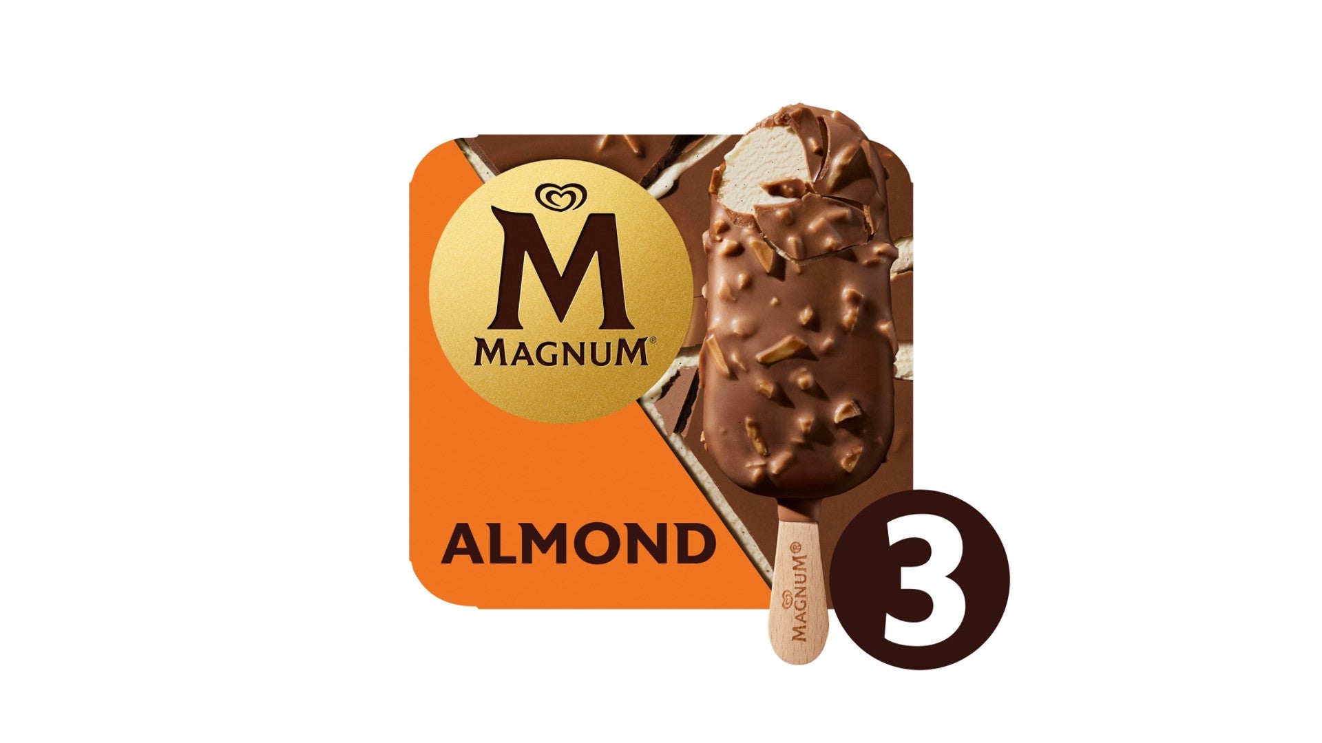 Magnum Ice Cream Sticks Almond 3 x 100 ml