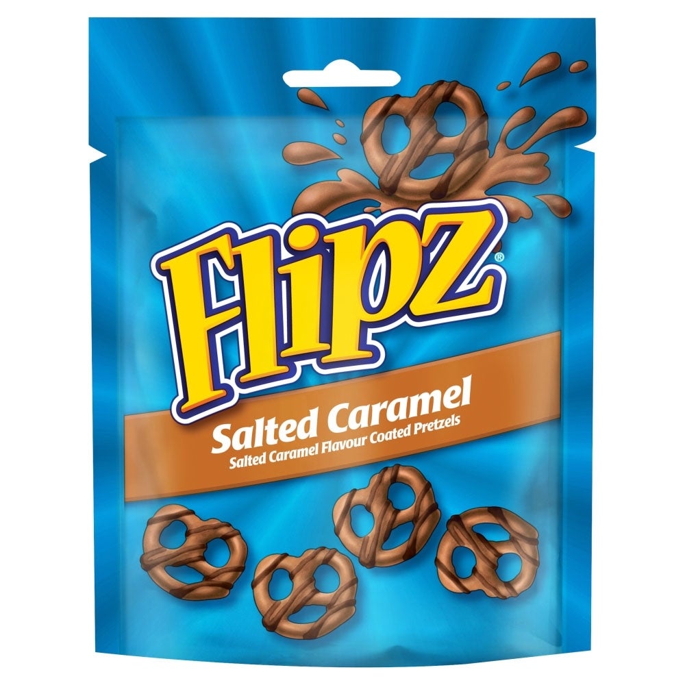 Mcvities Flipz Salted Caramel Coated Pretzels 90g