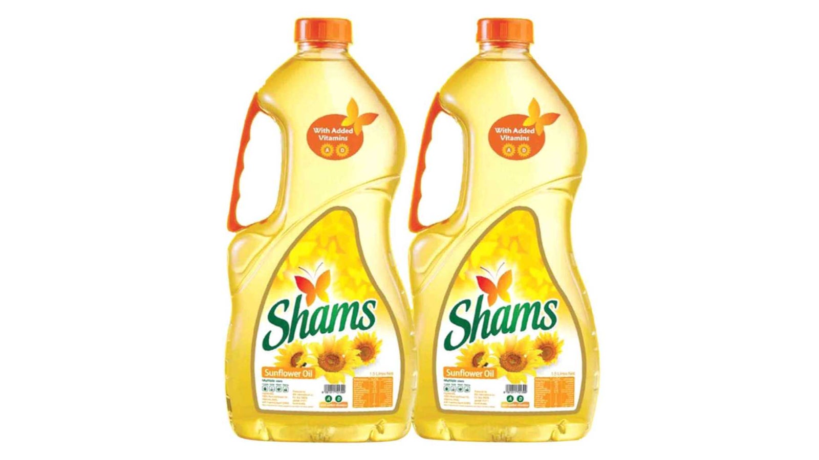 Shams Sunflower Oil 1.5L X 2