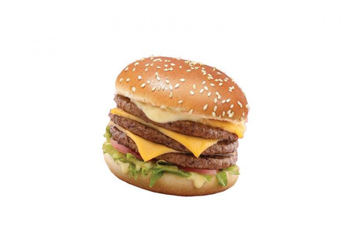 Triple cheese burger