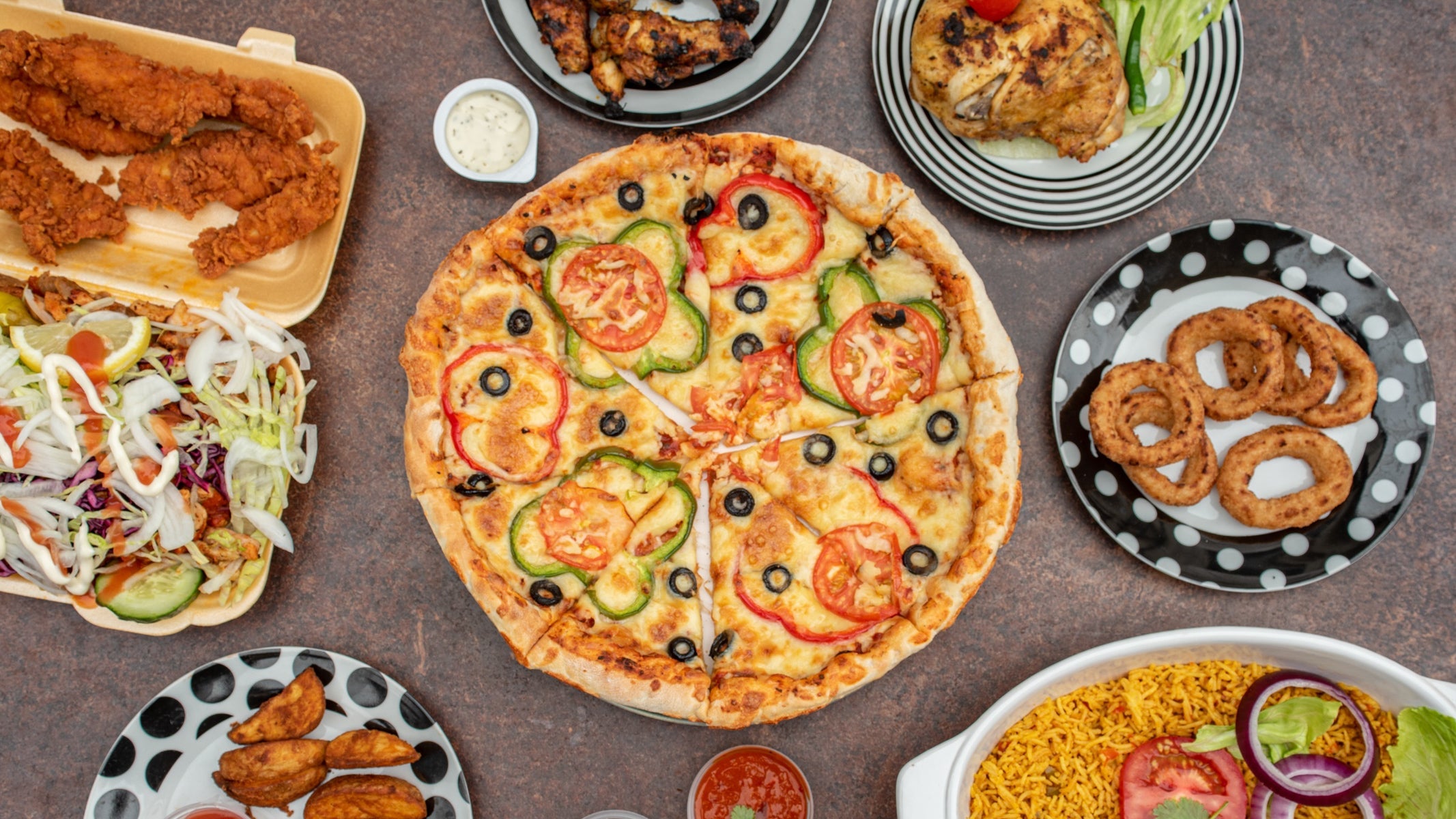 AFC Chicken and Pizza Swindon delivery from Pinehurst and Rodbourne