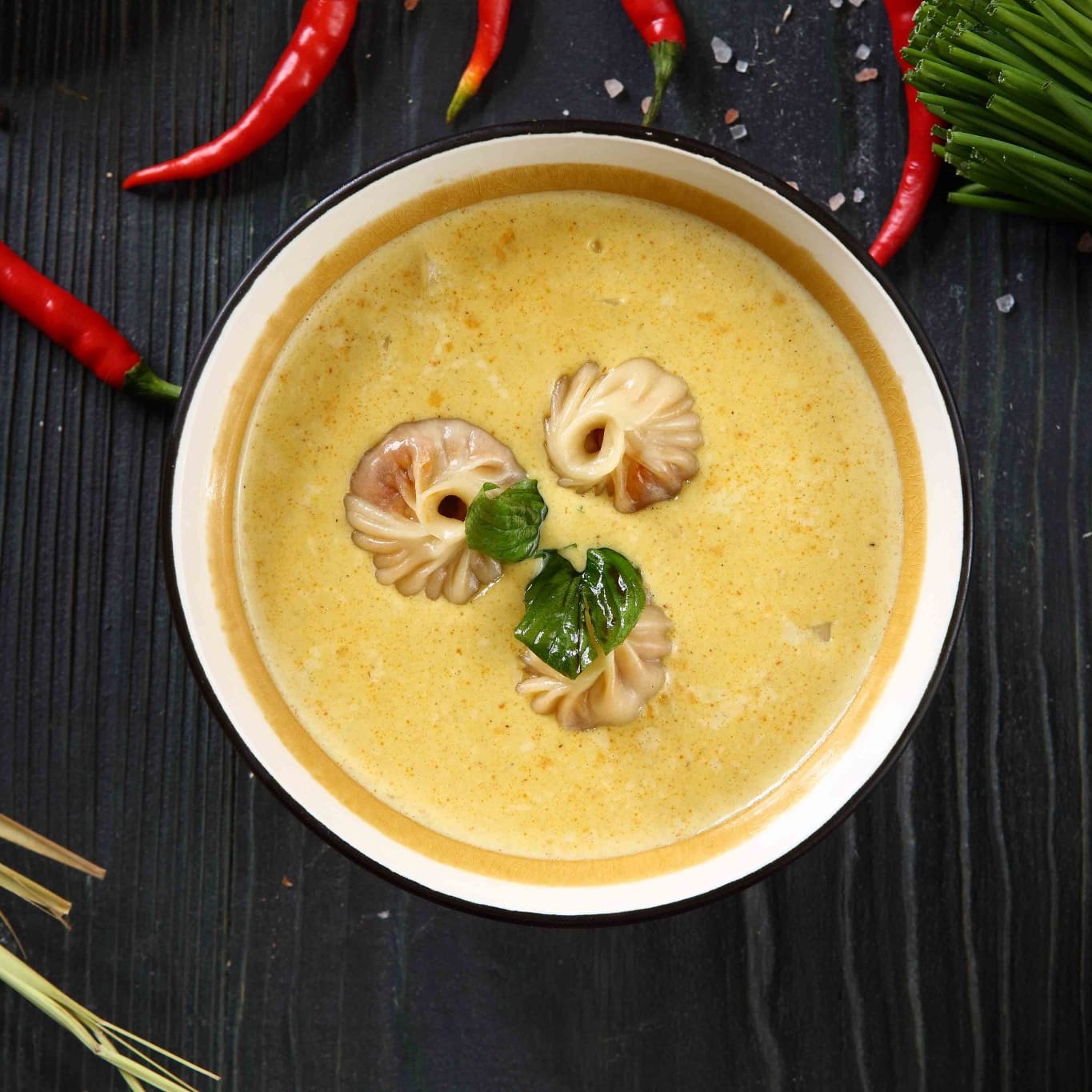 Curry Wonton Soup