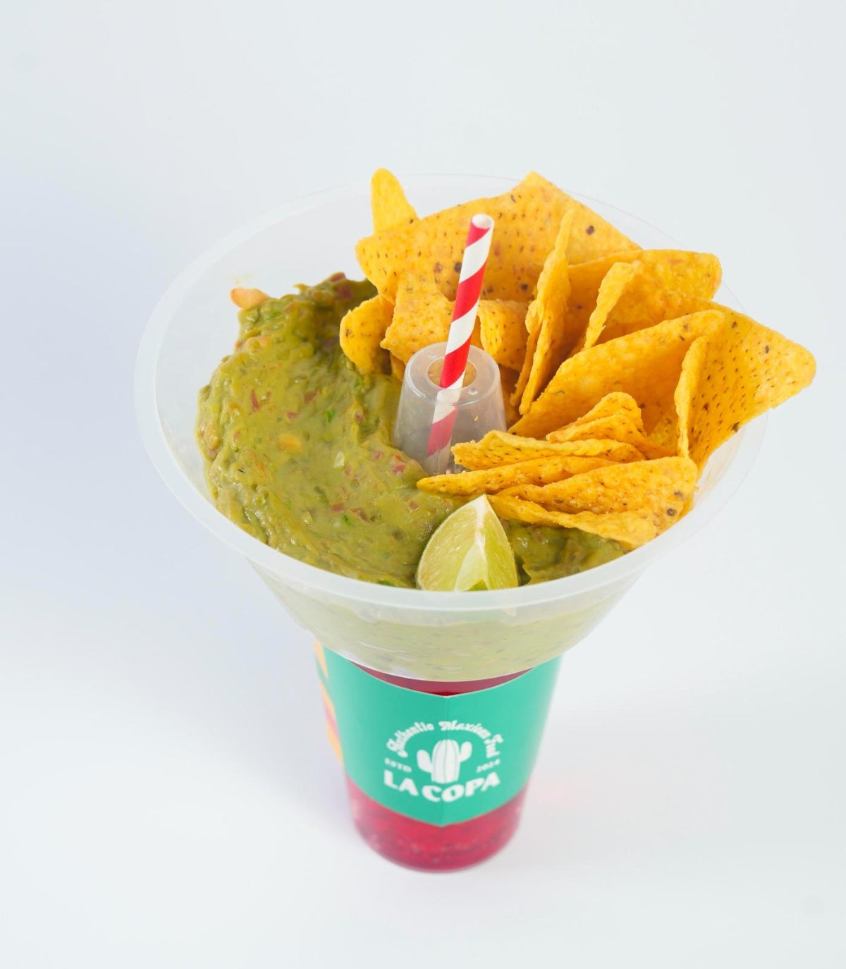Guacamole And Nachos With Mojito