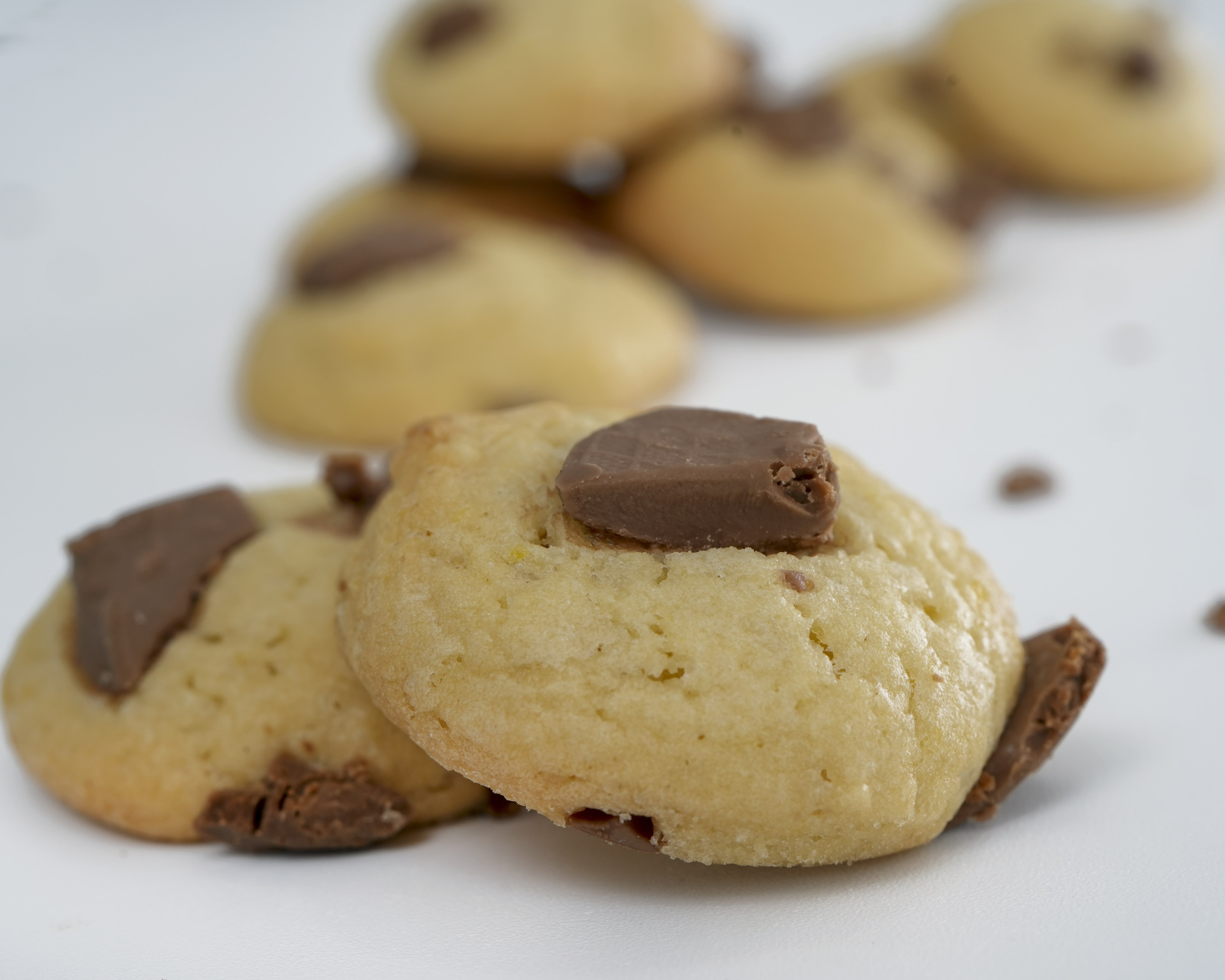 Mini Orange Milk Chocolate Cookies