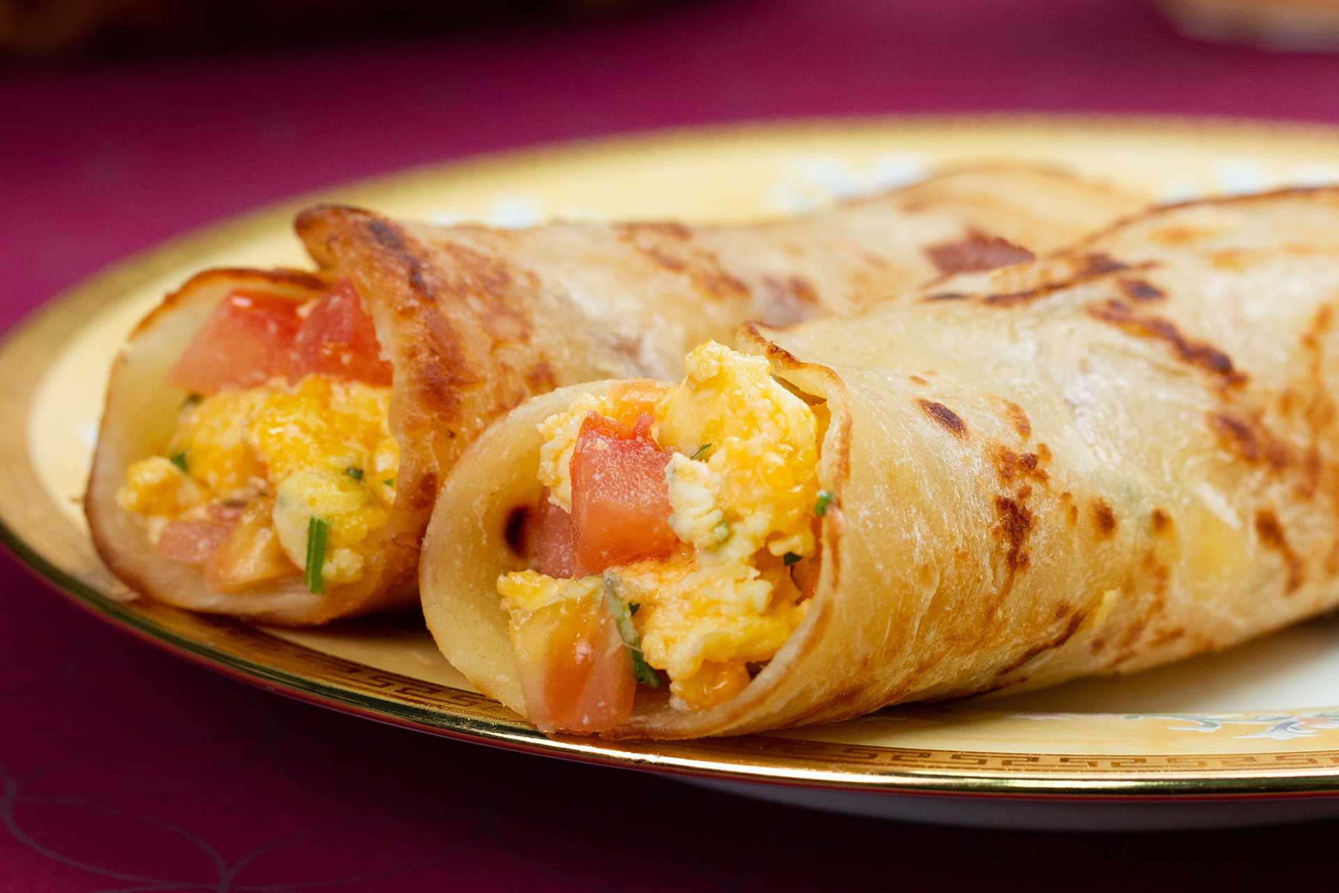 Eggs With Tomato Chapati