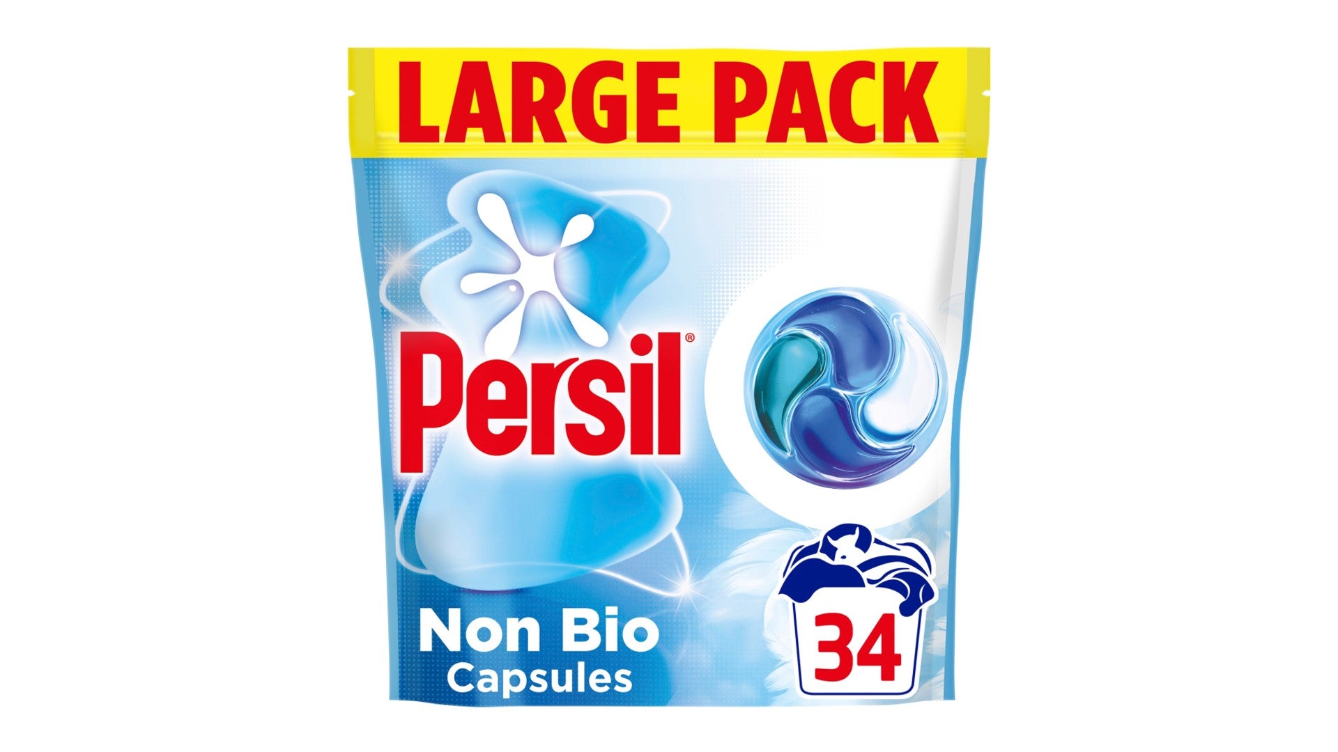 Persil Non Bio 4 in 1 fast-dissolving laundry capsules, 34 washes