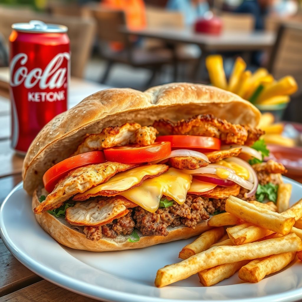 Menu sandwich mixte