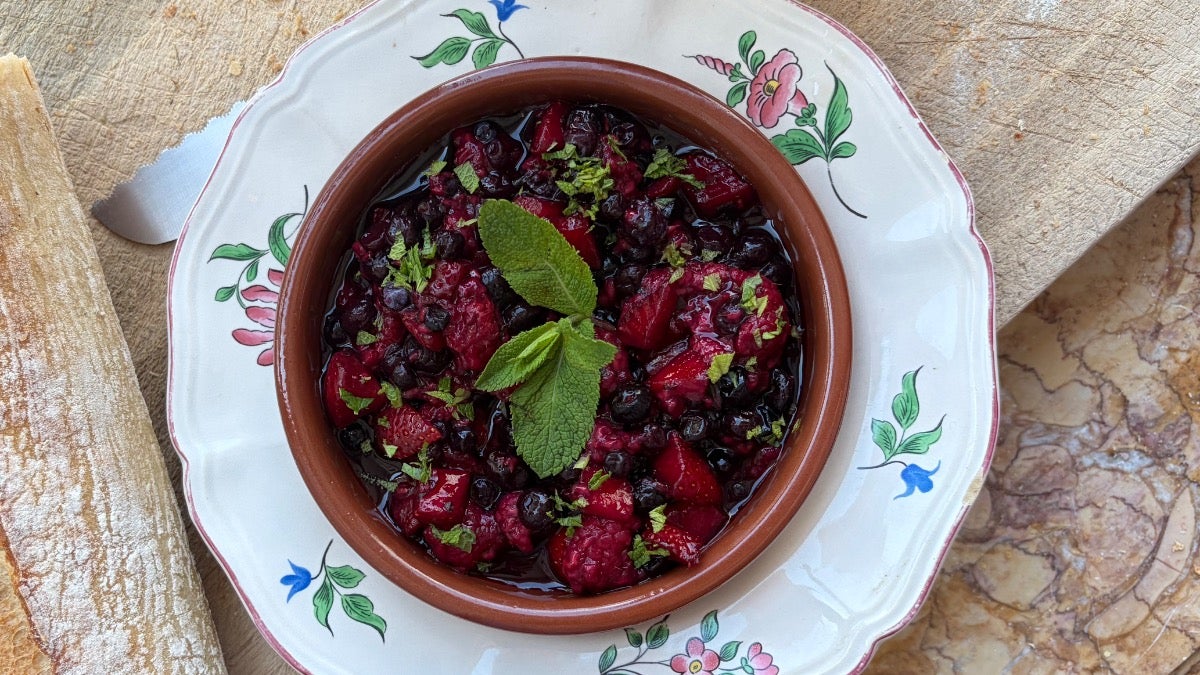 SALADE DE FRUITS ROUGES