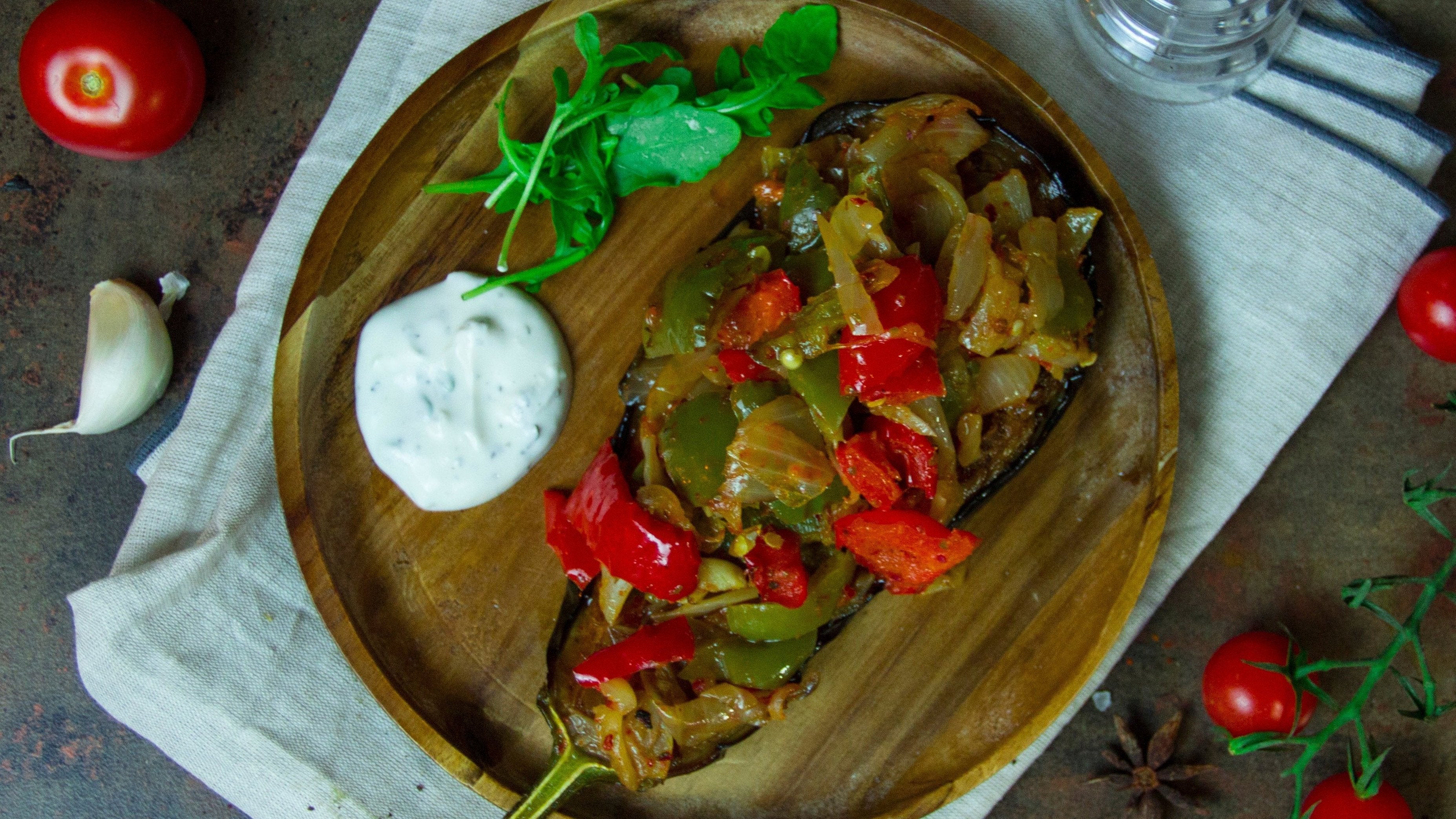Aubergine Farcie