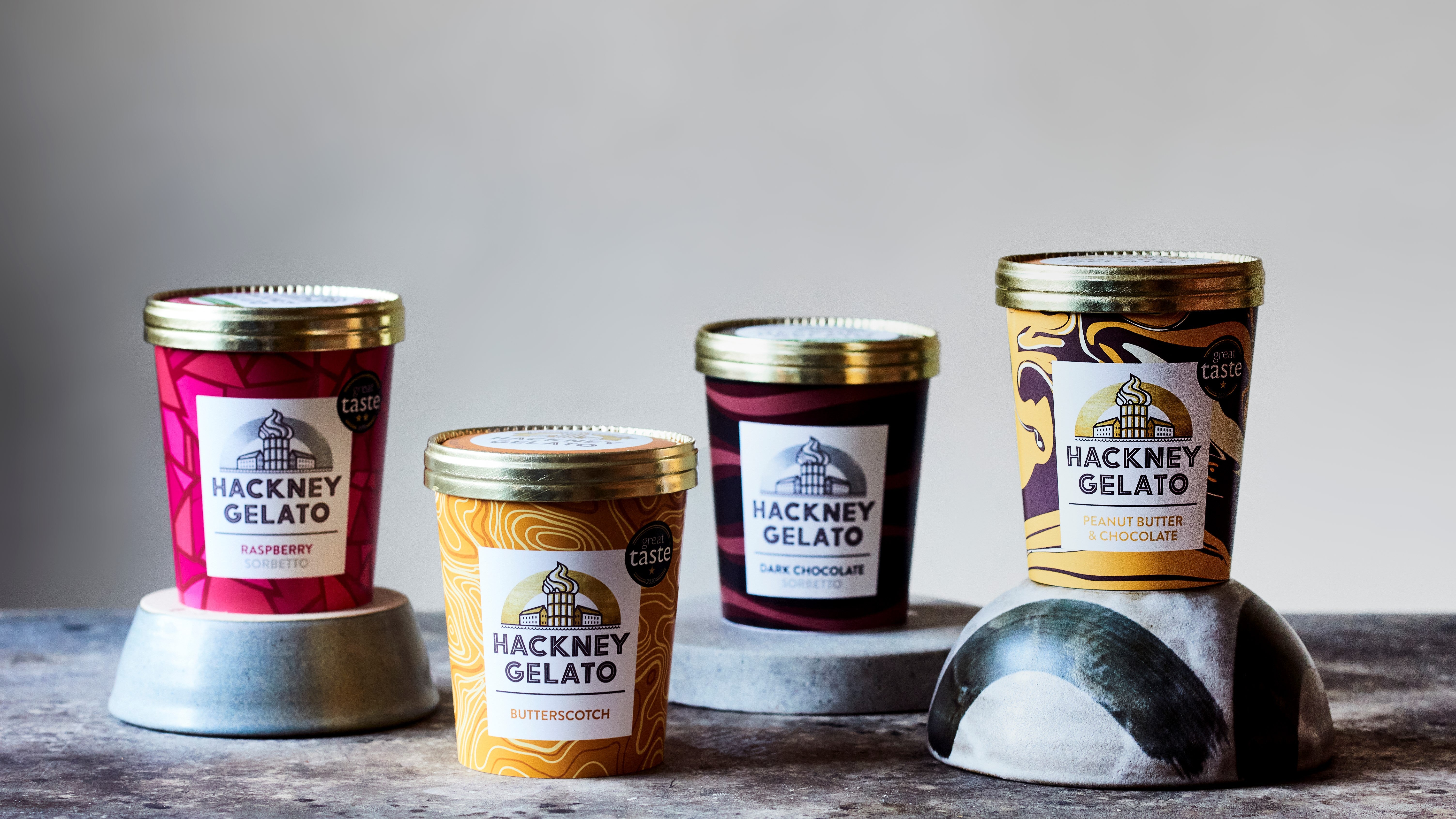 Hackney Gelato Proper Ice Cream delivery from Kentish Town Order