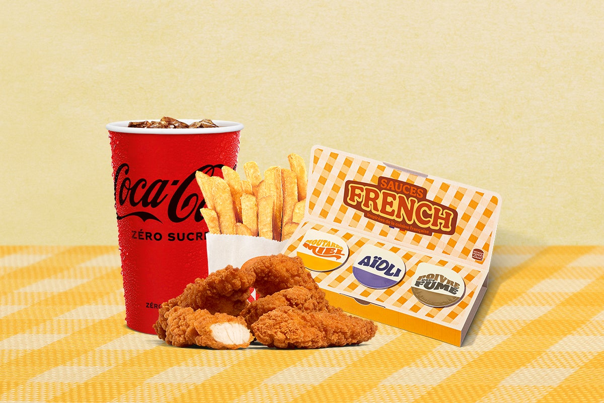Menu Tenders x5 + Trio de sauces
