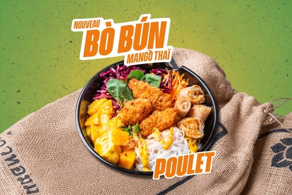 BO BUN MANGO THAÏ POULET
