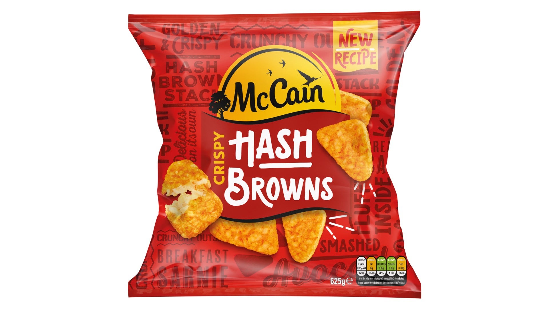 McCain Hash Browns 625G