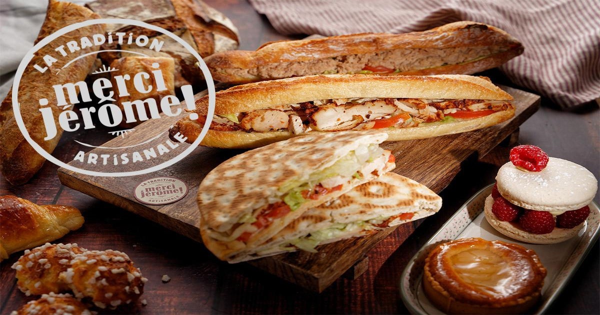 Boulangerie Merci Jérôme La Motte Picquet livre depuis Paris 15ème
