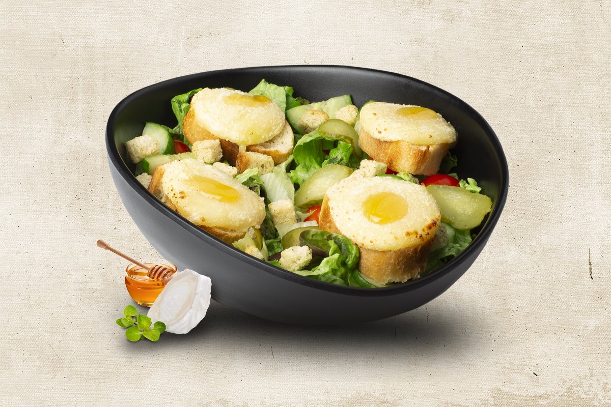 Salade chèvre chaud