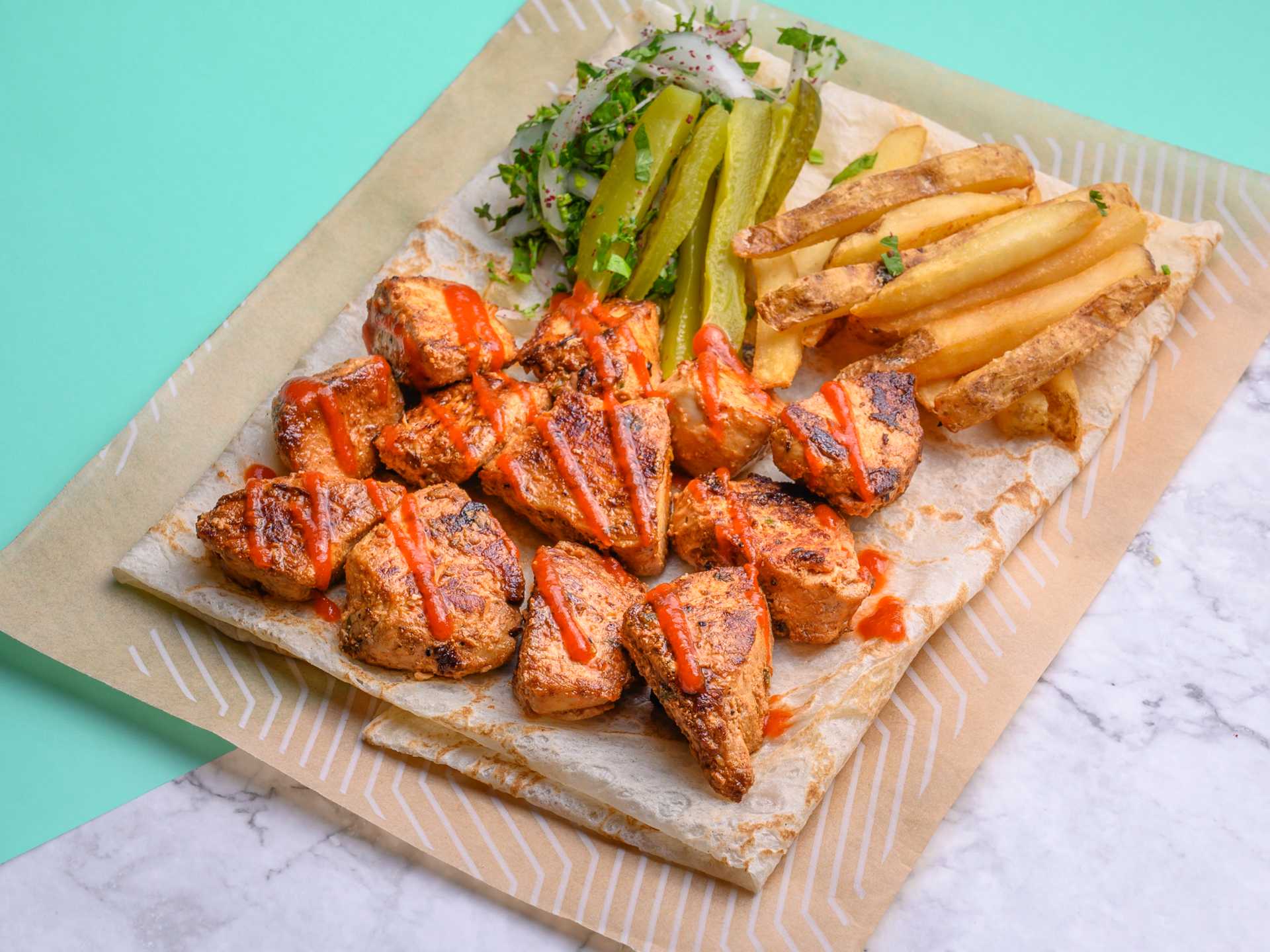 Buffalo Tawook Platter