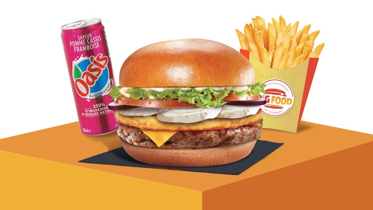 Menu O'chèvre burger