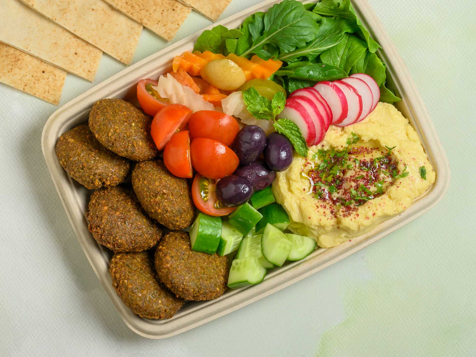 Falafel & Hummus Plate
