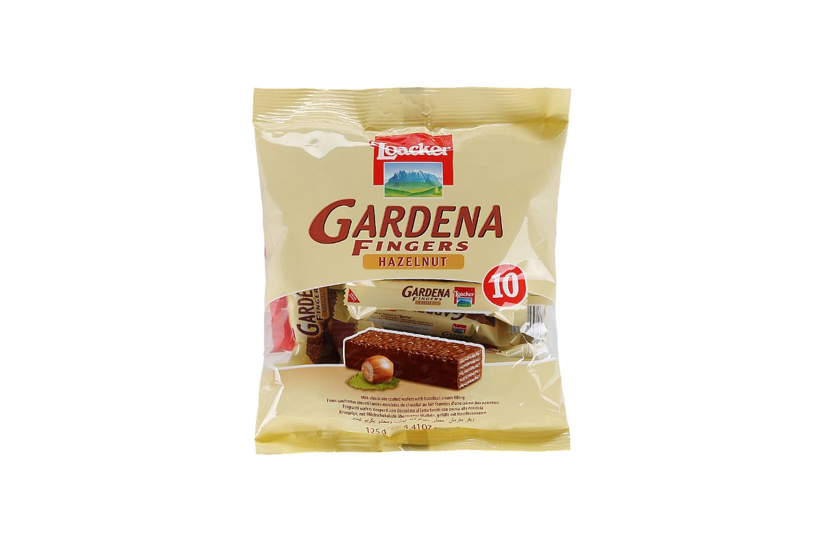 Loacker Gardena Fingers Hazelnut Wafer, 125g