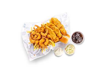 Fish & Monster Shrimp Meal