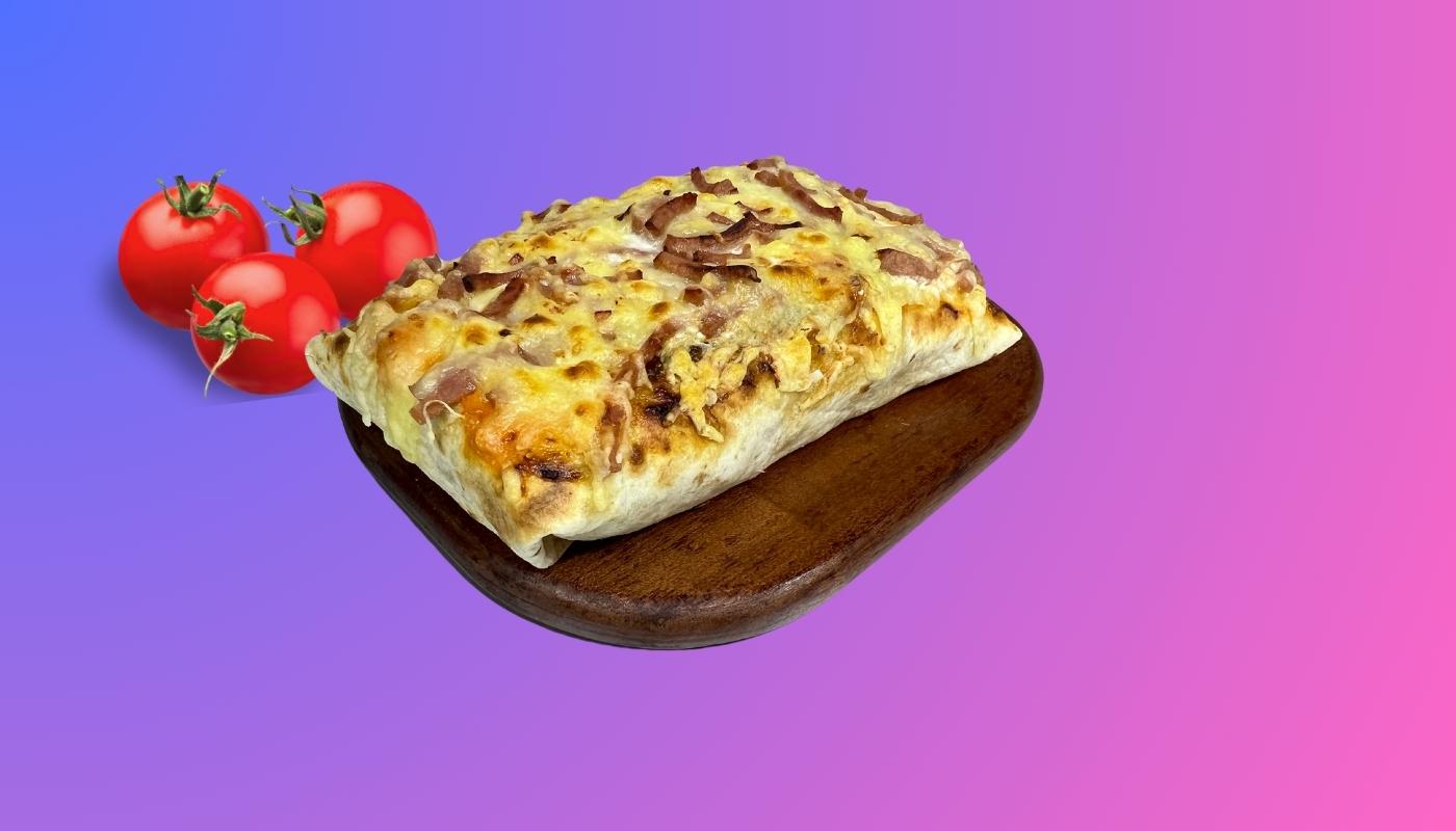 Tacos gratiné aux emmentals et lardons🧀�