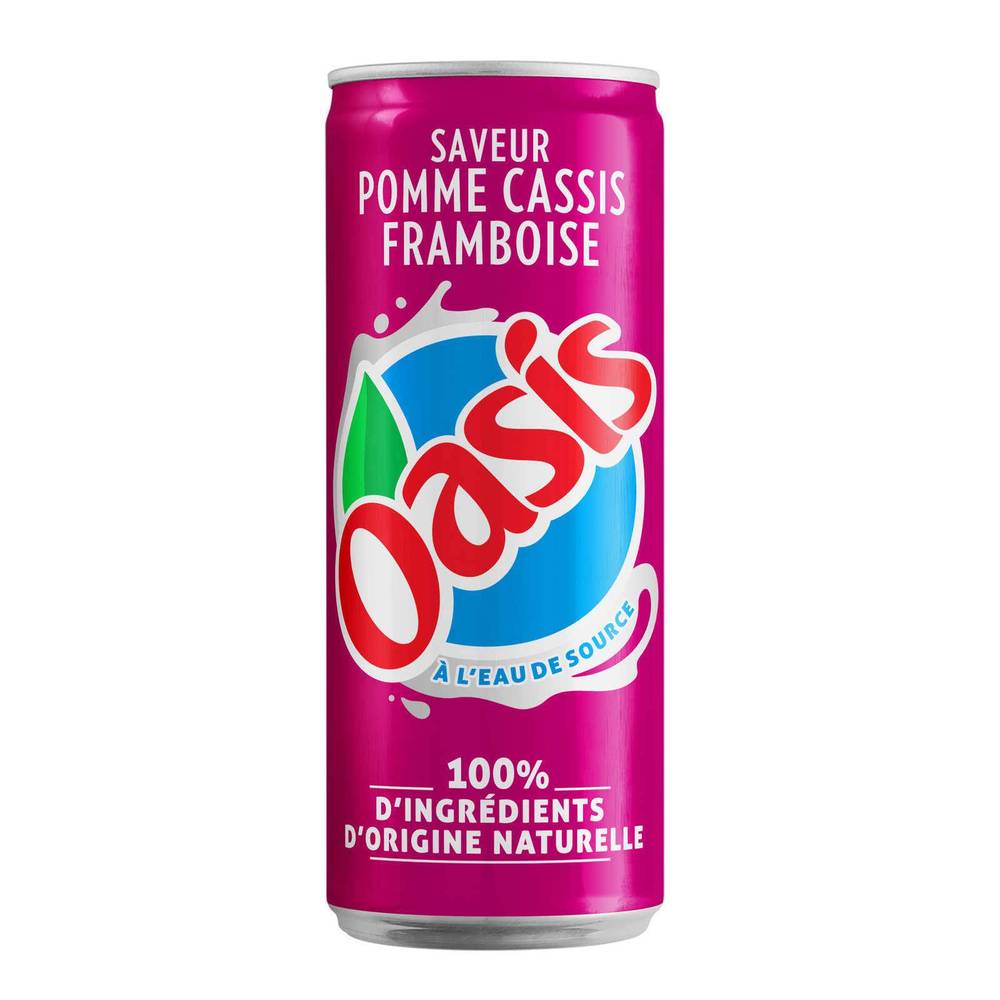 Oasis pomme cassis framboise
