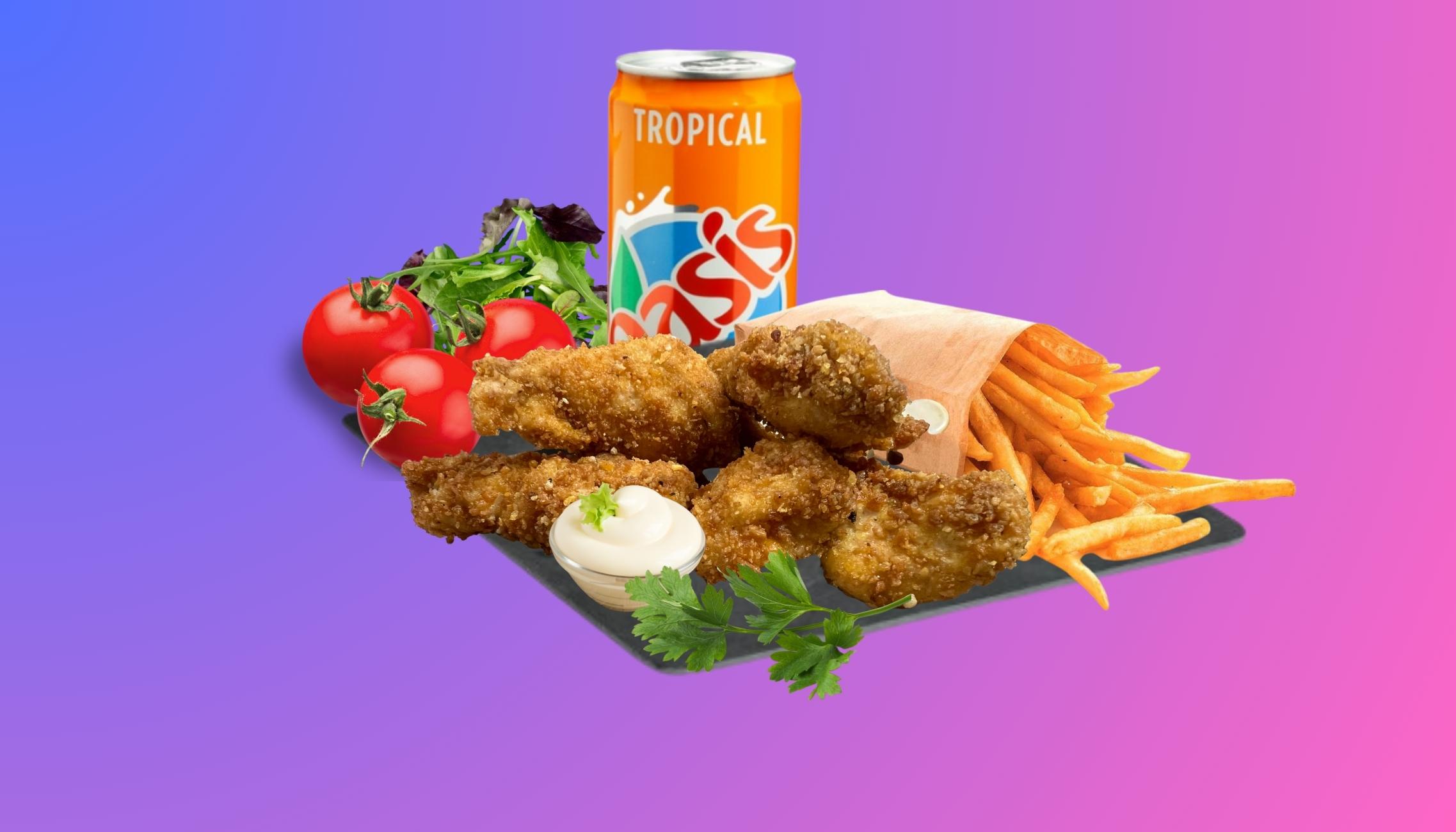 Menu bucket 10 tenders ® 🍗🍟🥤