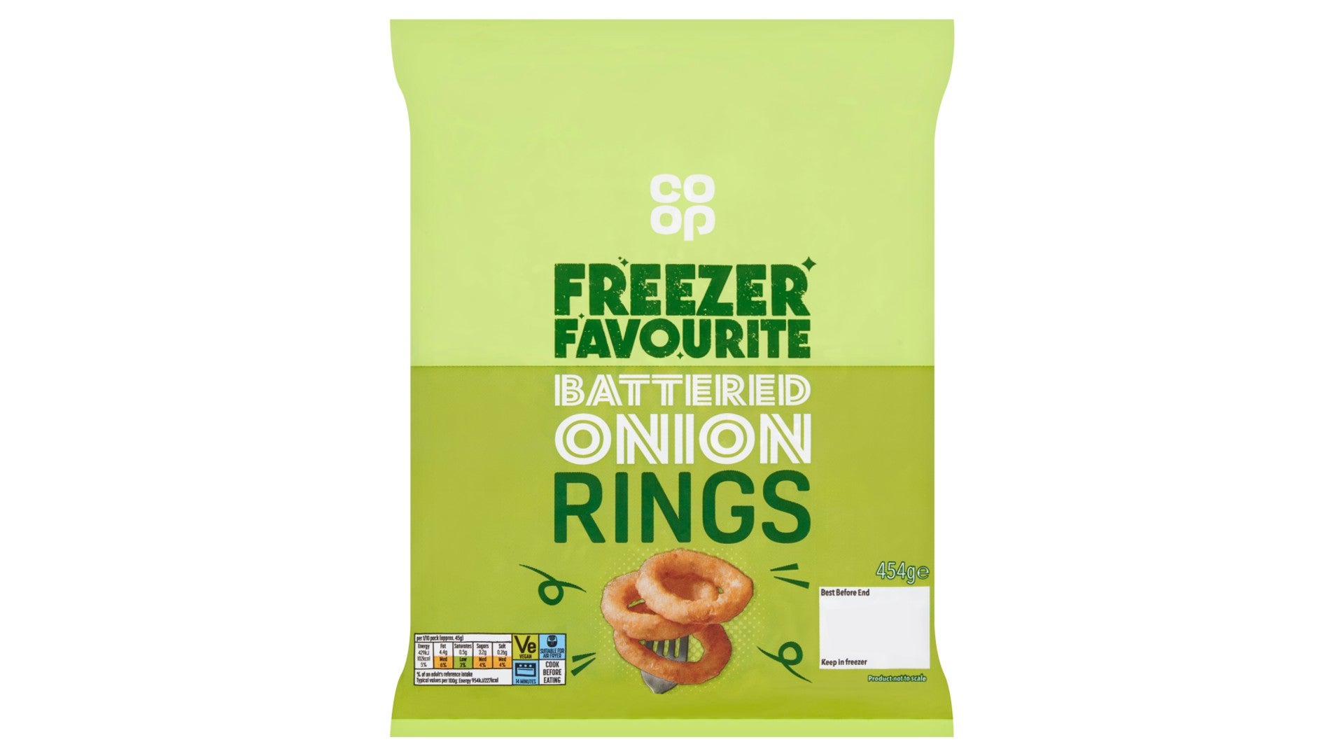 Co-op Battered Onion Rings 454g