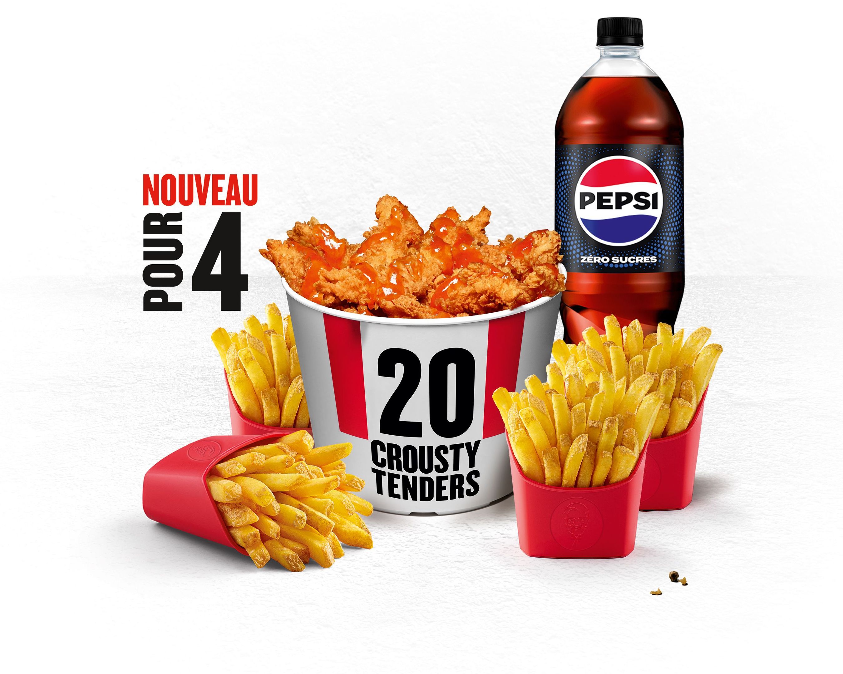 MENU BUCKET - SAUCY TENDERS X20