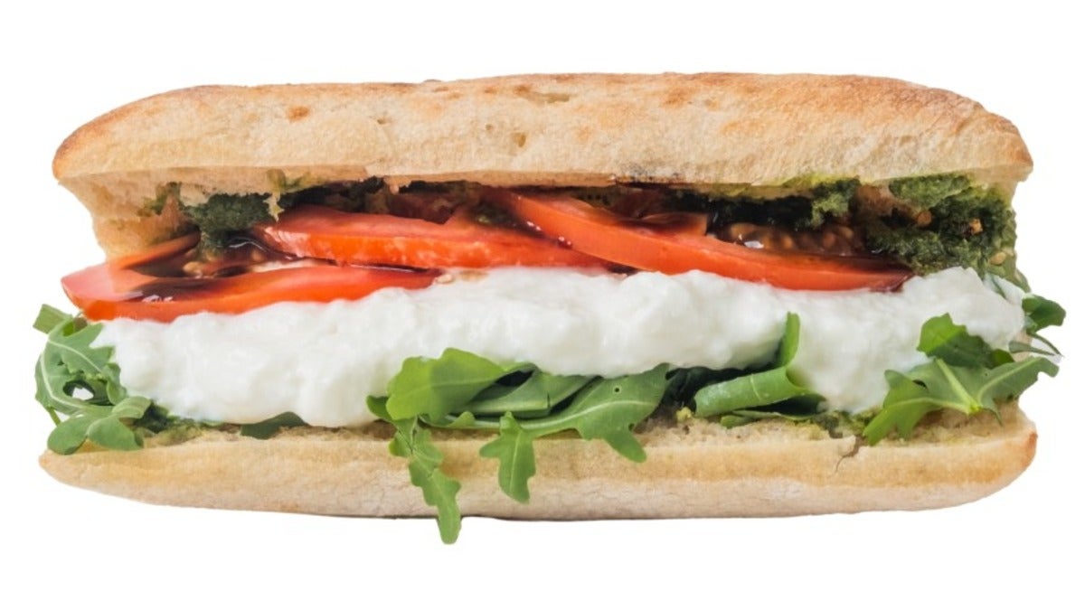 Burrata With Pesto Sandwich