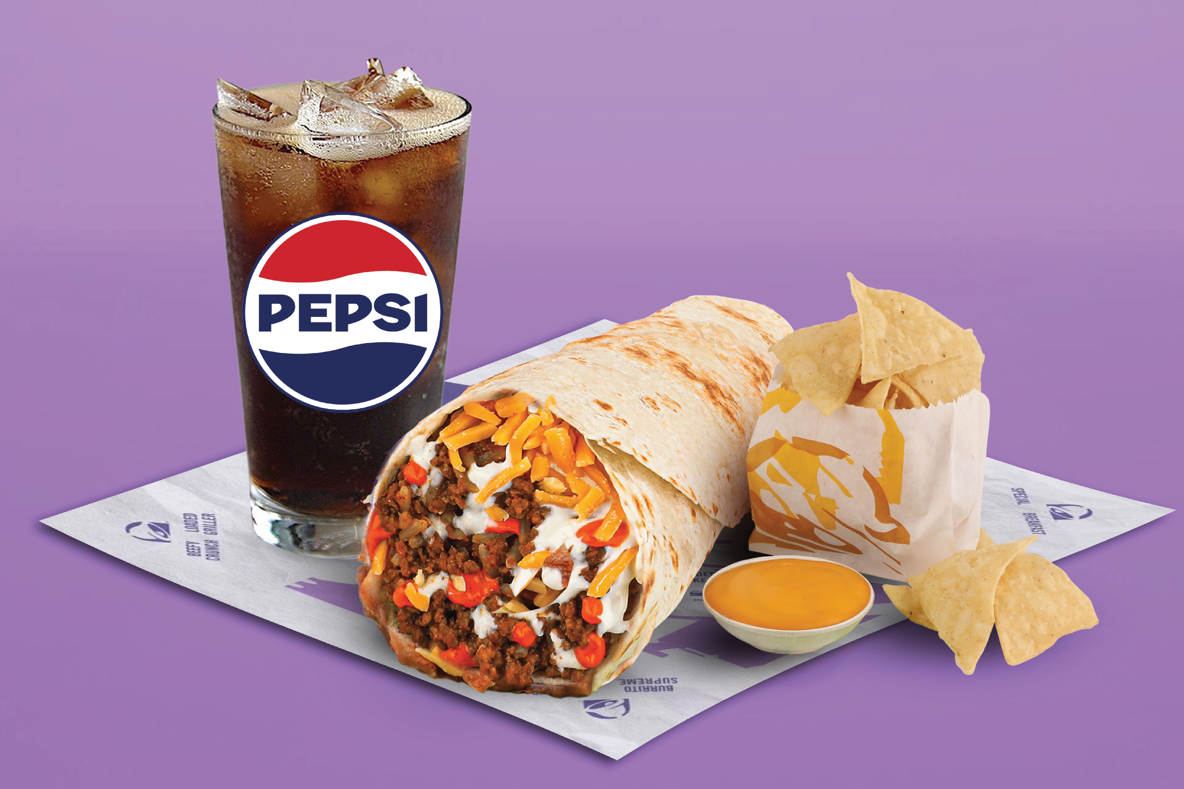 Double Volcano Burrito Meal