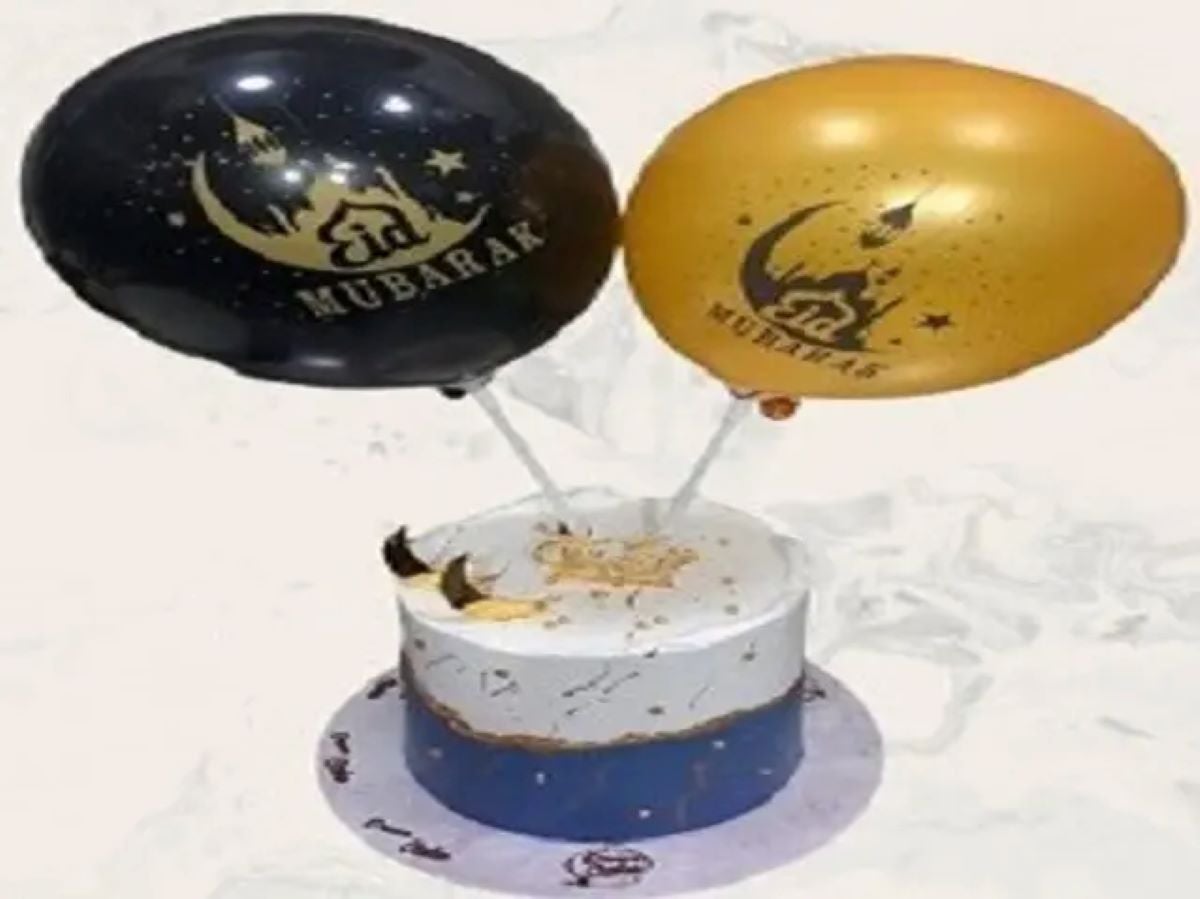 Eid Mubarak Balloon Cake