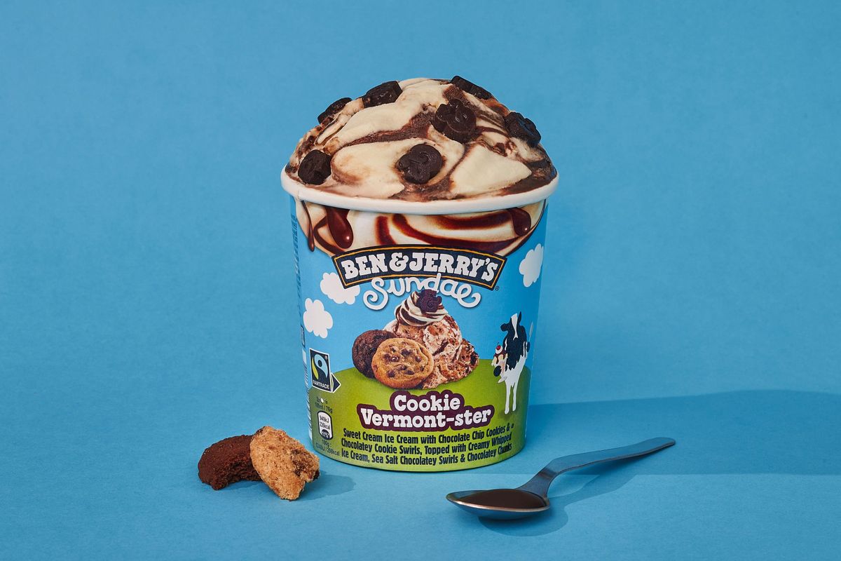 Ben & Jerrys Sundae Cookie Vermont-ster 427ml