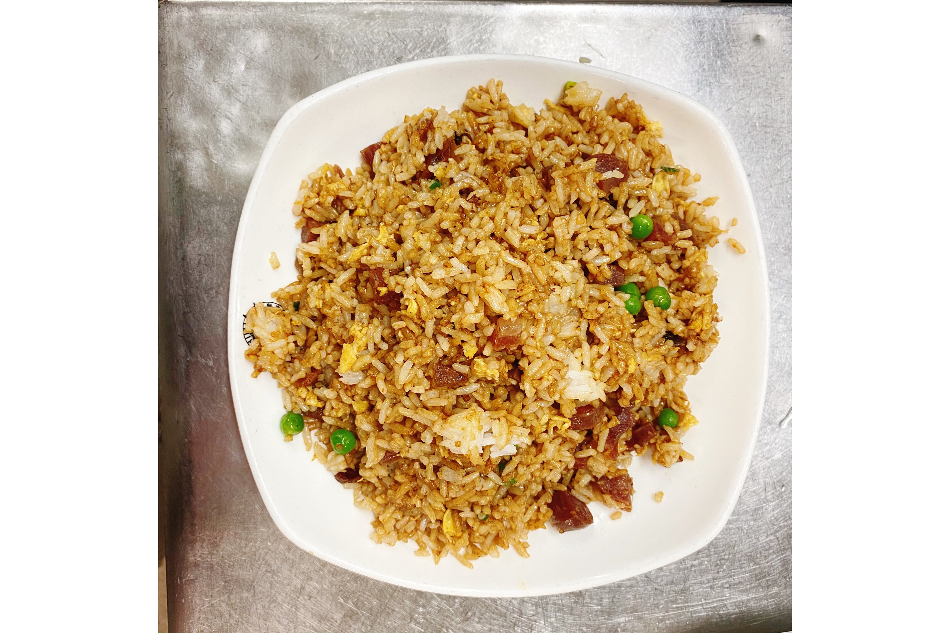 Diced Chinese Bacon & Sausage Fried Rice (腊味炒饭)