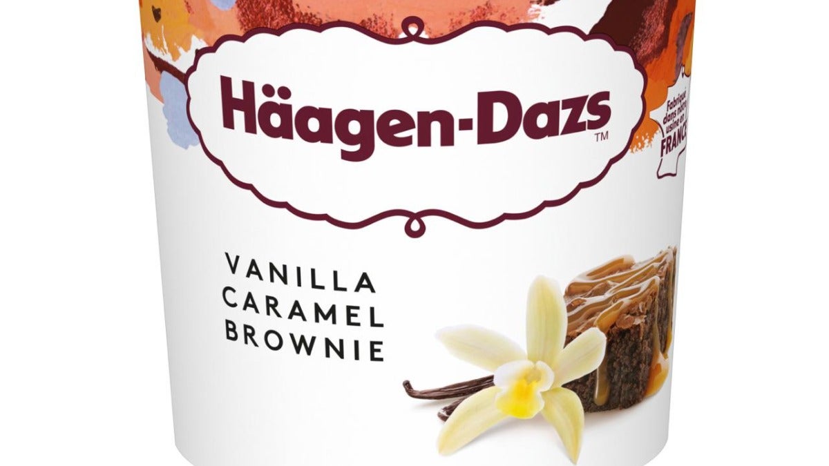 Haagen-Dazs Vanilla Caramel Brownie