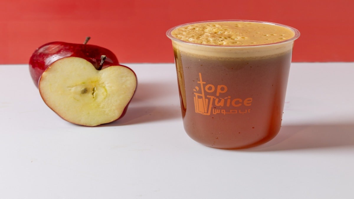 Fresh Red Apple Juice