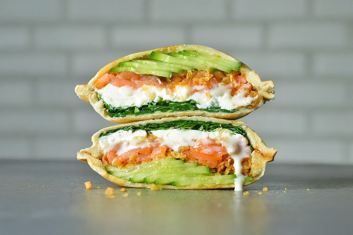 Sando cho saumon fumé